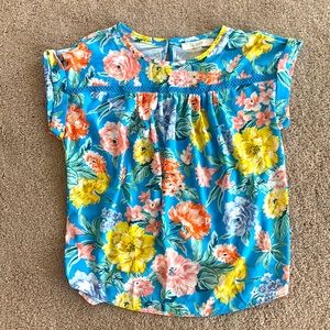 Loft  Petite XS Mixed Top